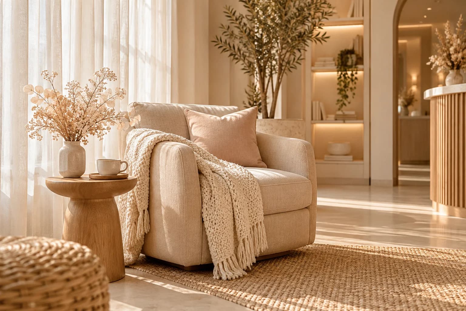 Phối cảnh góc chờ yên tĩnh